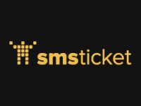 logo smsticket web žluto černé